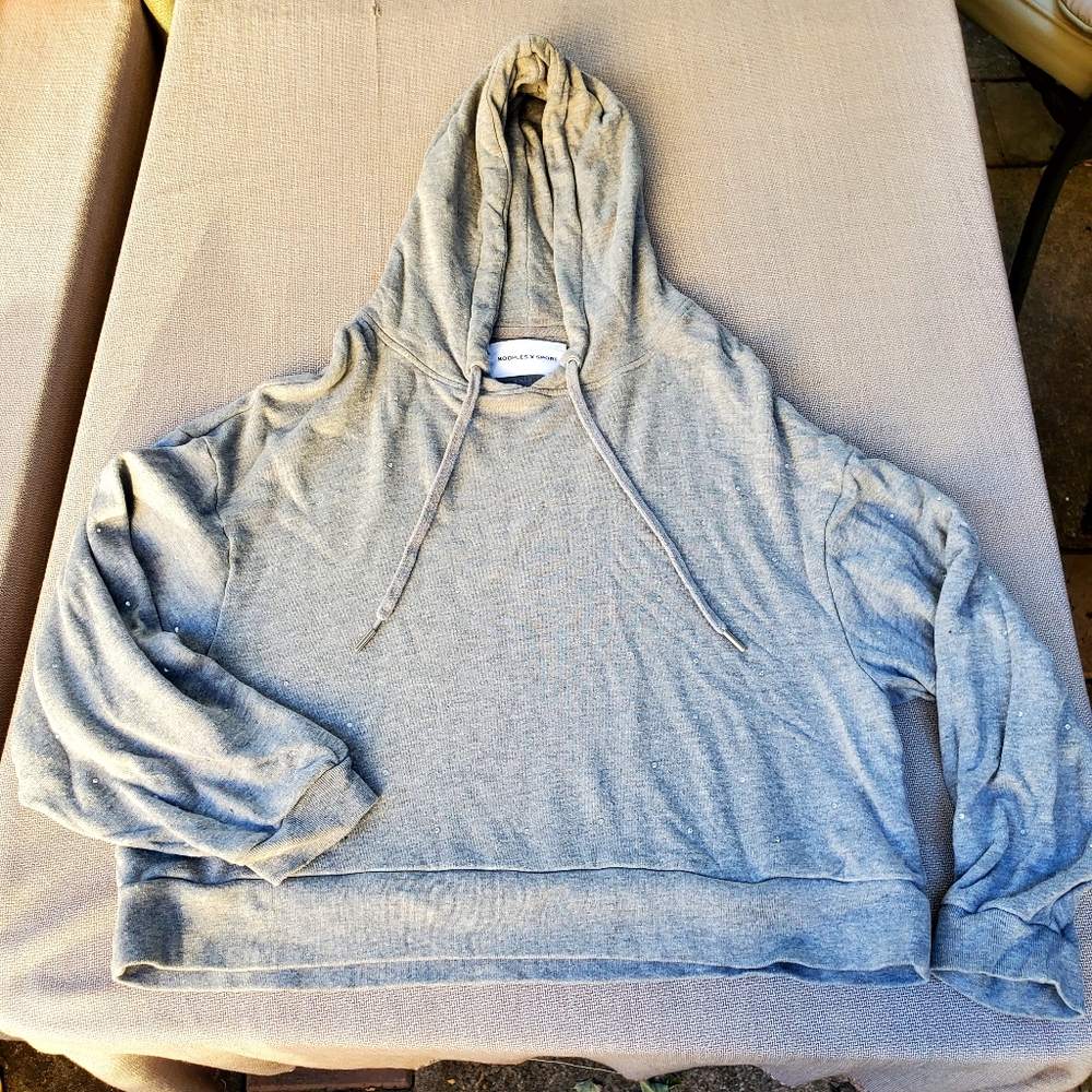 3/$50 The Kooples Gray Hoodie Sweatshirt
